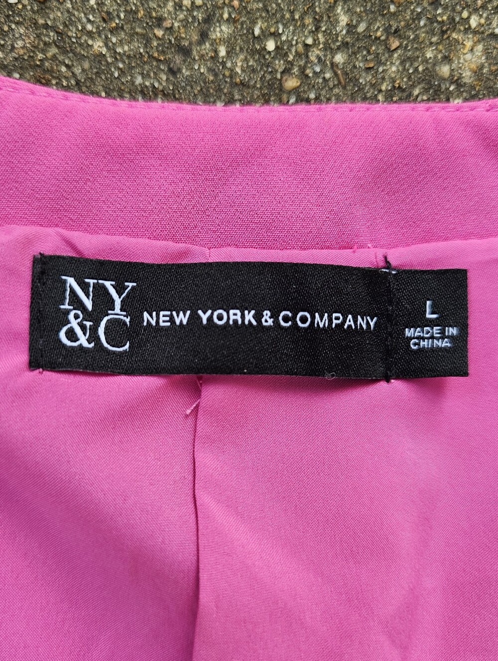 Hot Pink New York & Company Vest Size Large Legally Blonde Inspired - Picture 2 of 5